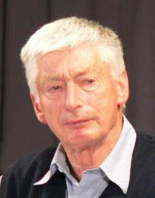 Claude Piron dum lia prelego en Bulonjo